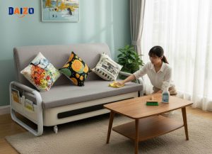 Bảo quản sofa giường gấp gọn hiện đại