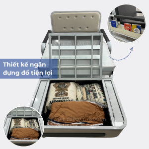 Sofa Daizo cho phòng khách nhỏ có ngăn chứa đồ tiện lợi