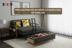 Sofa giường kéo đa năng có ngăn chứa đồ rộng rãi