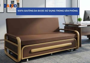 Sofa giường da sử dụng trong văn phòng