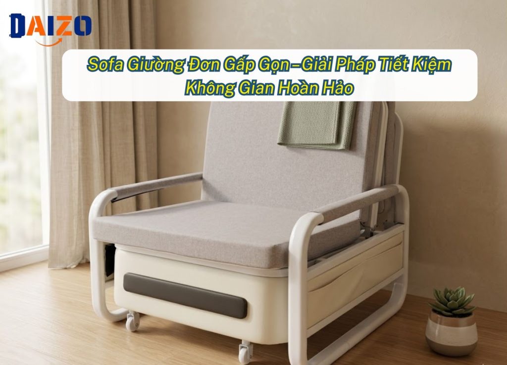 Sofa giường đơn gấp gọn