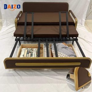 Sofa giường kéo thông minh với khung thép chắc chắn