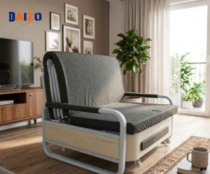 Sofa giường gập 1m2 khung thép thương hiệu Daizo