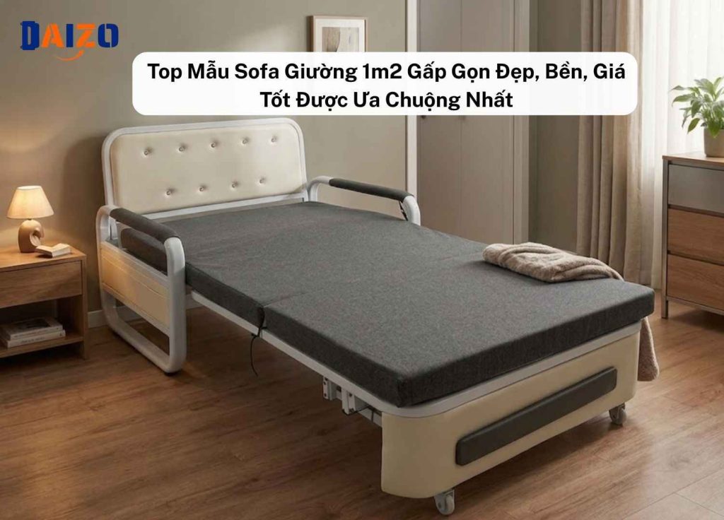 Sofa giường gấp gọn 1m2