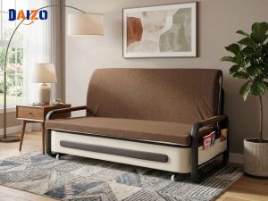 Sofa giường kéo 2 trong 1 được sử dụng trong phòng khách