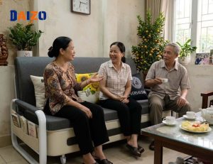 Giường ghế đa năng phù hợp với nhiều không gian