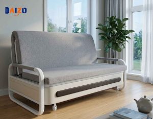 Sofa giường khung thép phù hợp trong không gian phòng khách