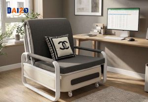 Sofa giường khung thép phù hợp với không gian làm việc
