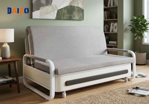 Giường sofa gấp gọn vừa ngồi vừa ngủ rất tiện lợi