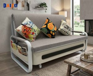 Sofa giường gấp gọn Hà Nội màu ghi